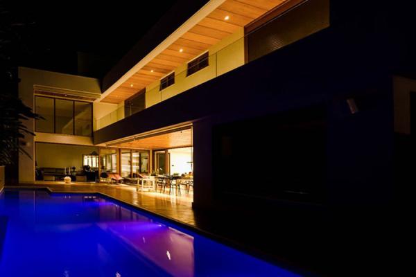 Piscina com LED